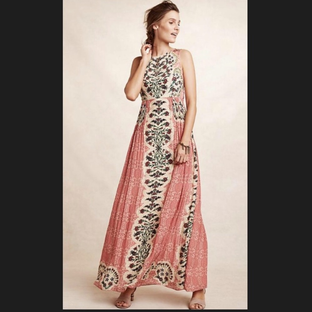 Anthropologie Bhanuni by Jyoti Maxi Dress Size 4